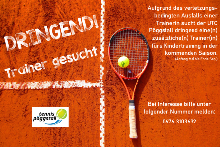 Dringend Trainer(in) gesucht!